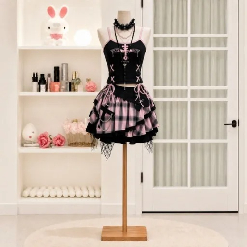 Zestaw spódnicy w stylu vintag – Cami Top Lace recenzja i cena