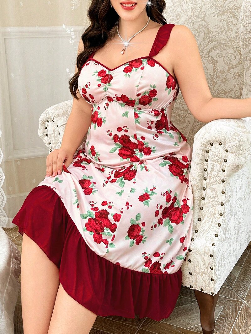 Damska koszulka nocna plus siz – Cami Top Lace recenzja i cena