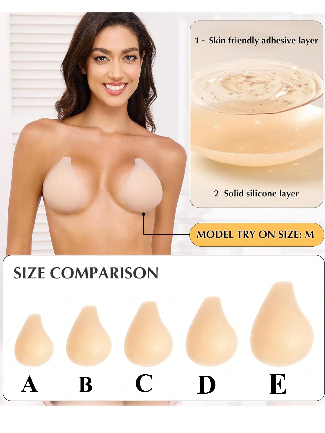 1 para dodatkowych podnoszącyc – Nipple Cover Pasties recenzja i cena