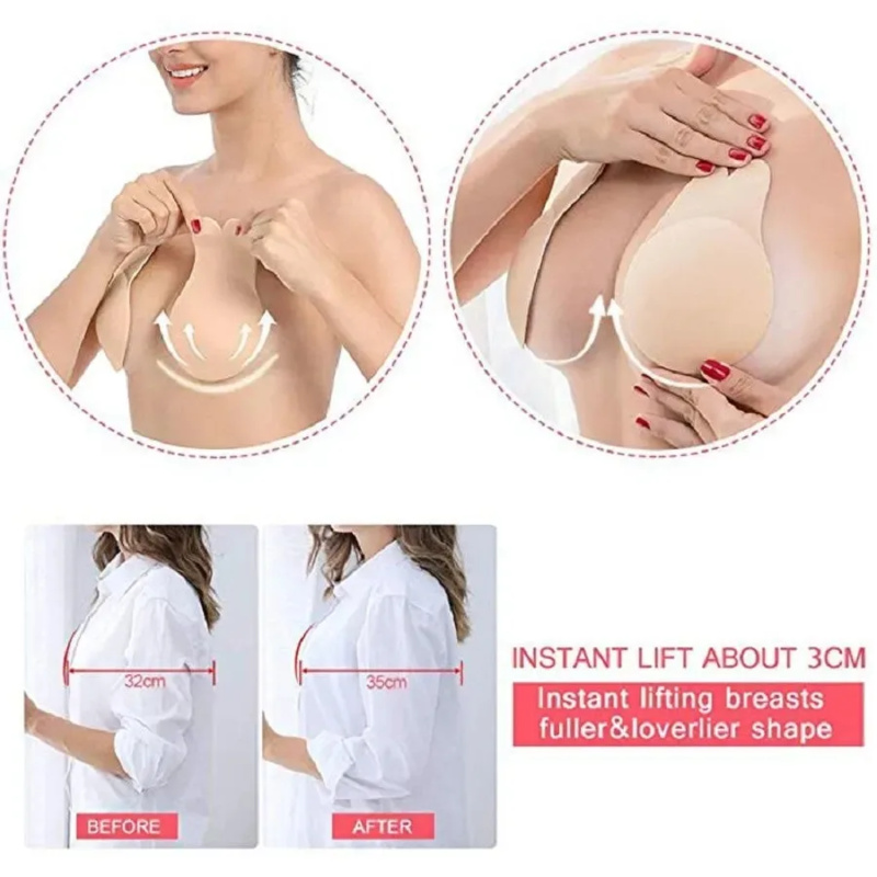 Damskie biustonosze push-up sa – Silicone Bra Adhesive recenzja i cena