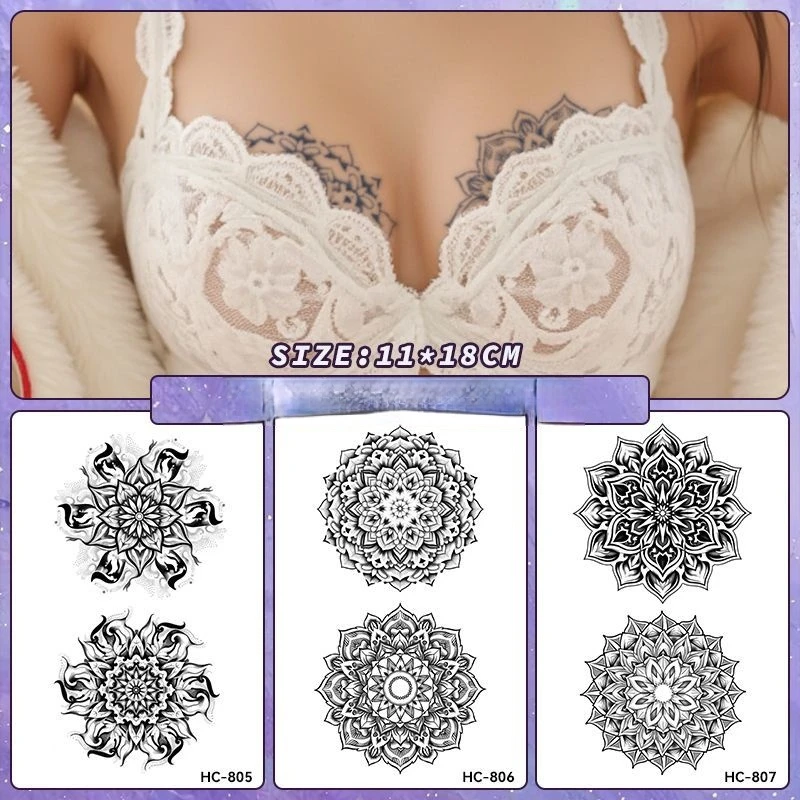Tymczasowe tatuaże z ziół na b – Nipple Cover Pasties recenzja i cena