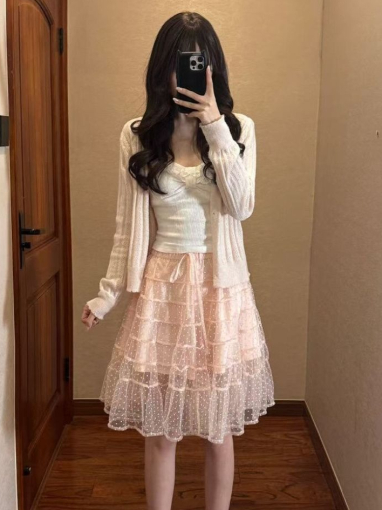 Koreański Zestaw 3-częściowy:  – Cami Top Lace recenzja i cena